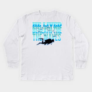 Scuba diving t-shirt designs Kids Long Sleeve T-Shirt